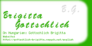 brigitta gottschlich business card